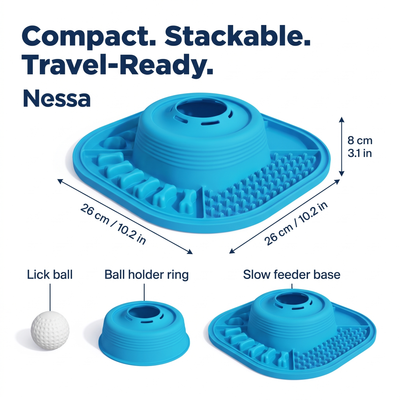 3-in-1 Slow Feeder Bowl